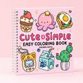 Cute & Simple Easy Coloring Book