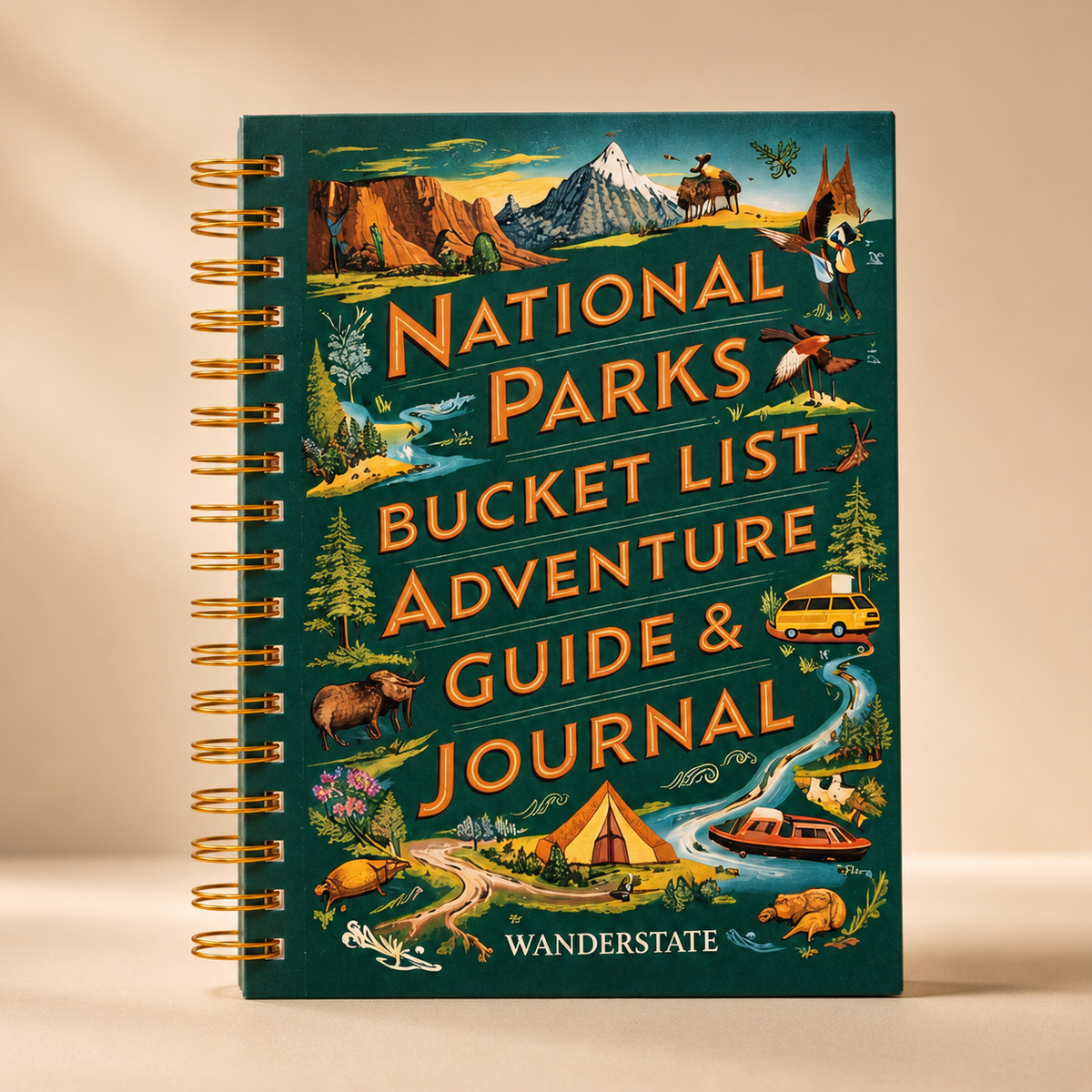 National Parks Bucket List Adventure Guide & Journal